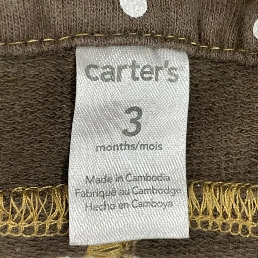 Carter’s Polka Dot Thanksgiving Turkey Jumper Girls 3 Months